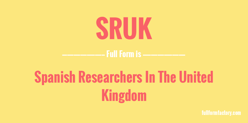 sruk-full-form