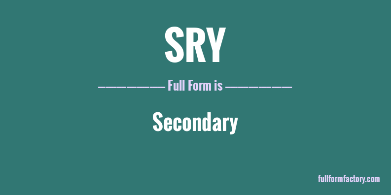 sry-full-form