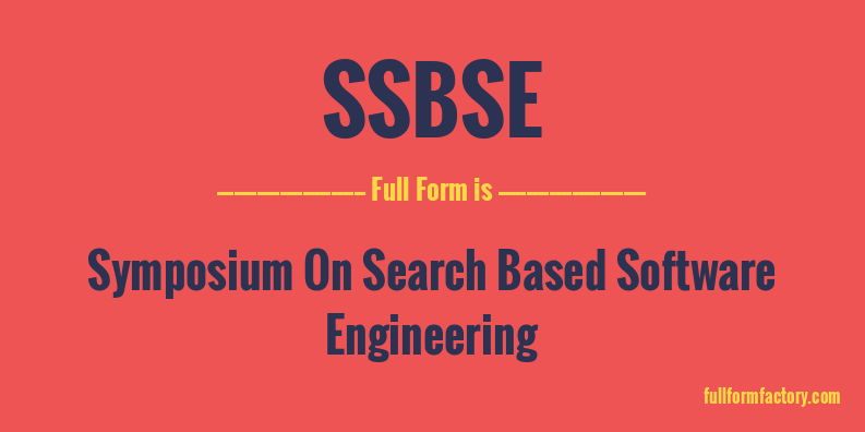 ssbse-full-form