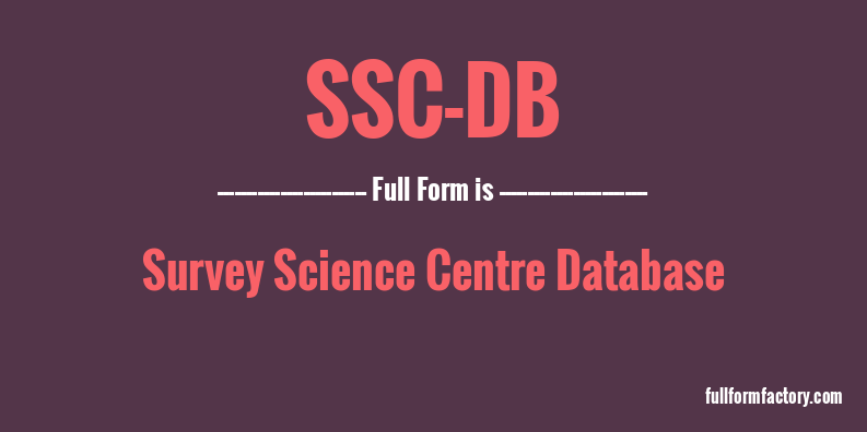 ssc-db-full-form