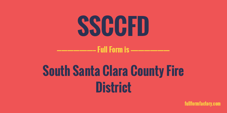 ssccfd-full-form