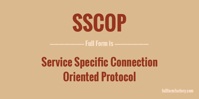 sscop-full-form