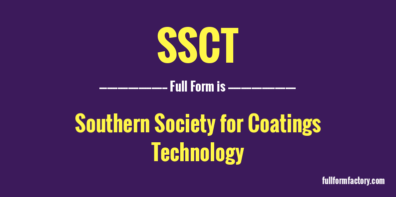 ssct-full-form