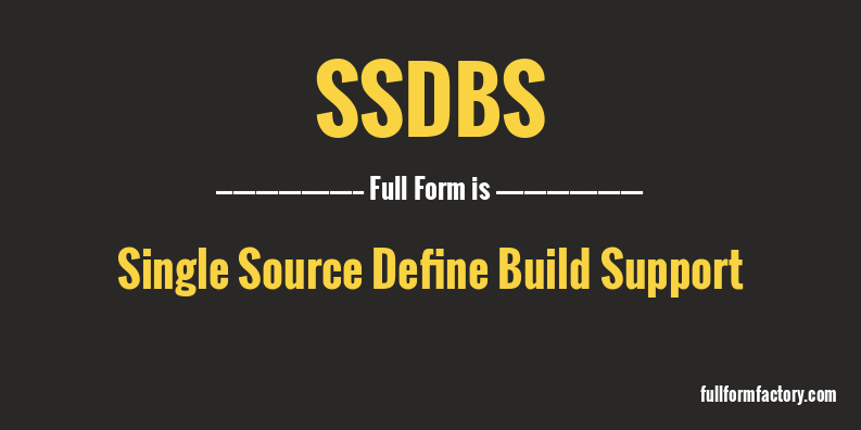 ssdbs-full-form