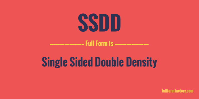 ssdd-full-form