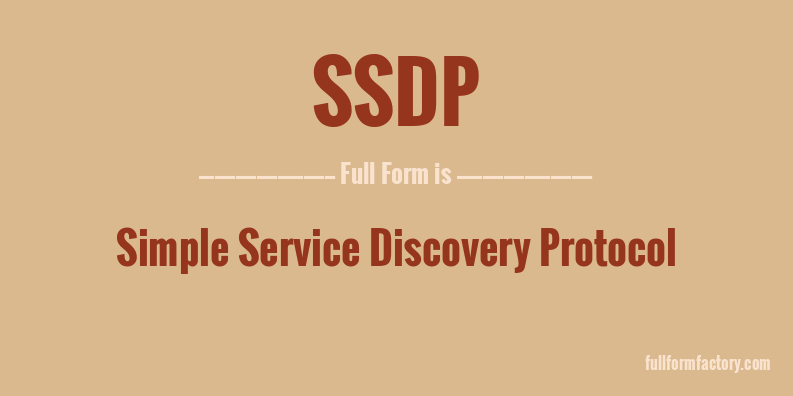 ssdp-full-form