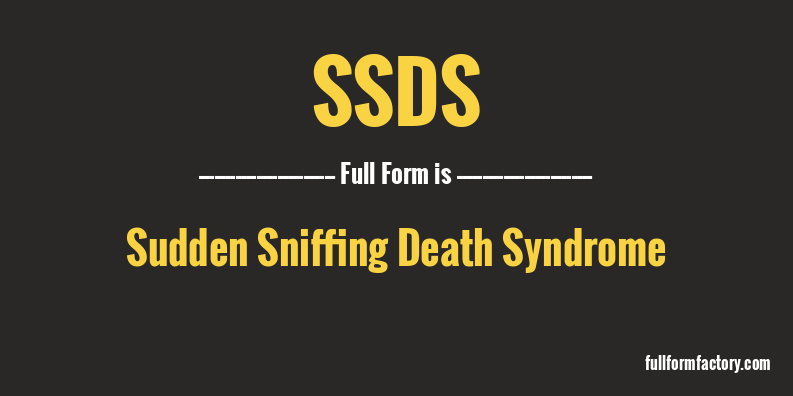 ssds-full-form