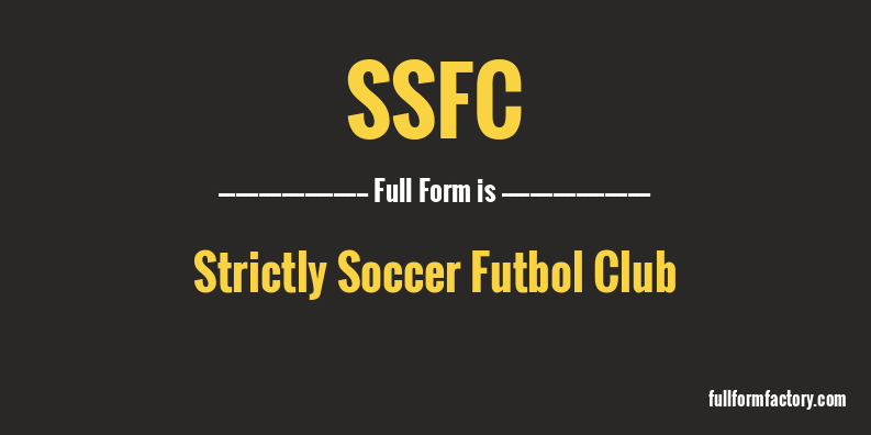 ssfc-full-form