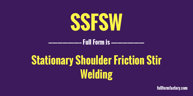 ssfsw-full-form