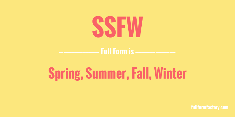 ssfw-full-form