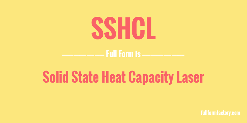 sshcl-full-form