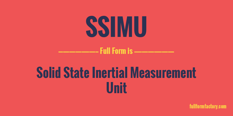 ssimu-full-form