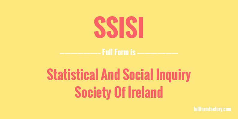 ssisi-full-form