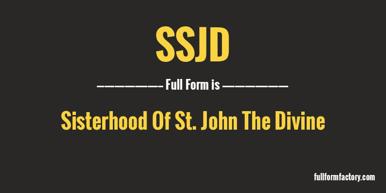 ssjd-full-form