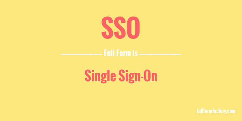 sso-full-form