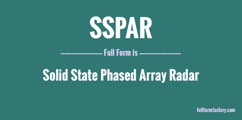sspar-full-form