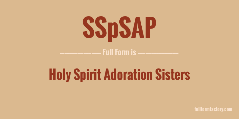 sspsap-full-form