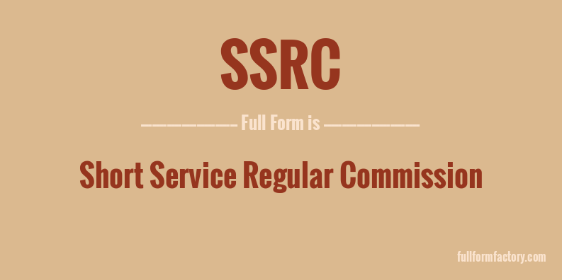 ssrc-full-form