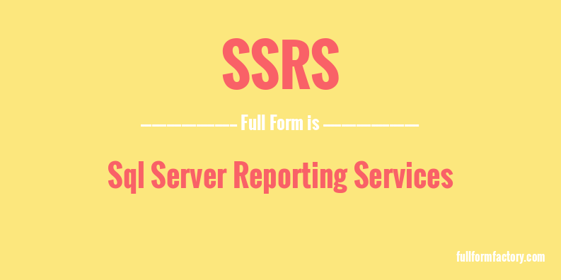 ssrs-full-form