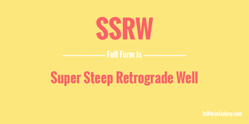 ssrw-full-form