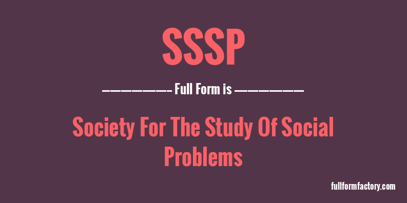 sssp-full-form
