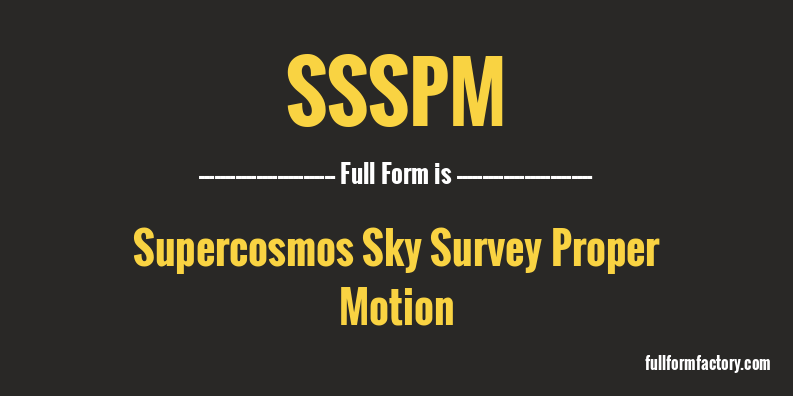 ssspm-full-form