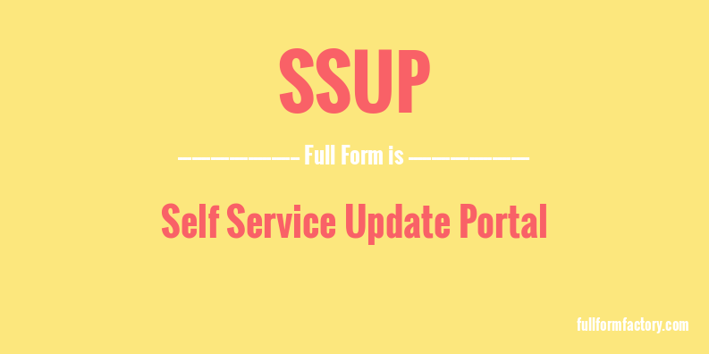 ssup-full-form