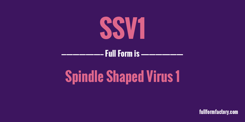 ssv1-full-form