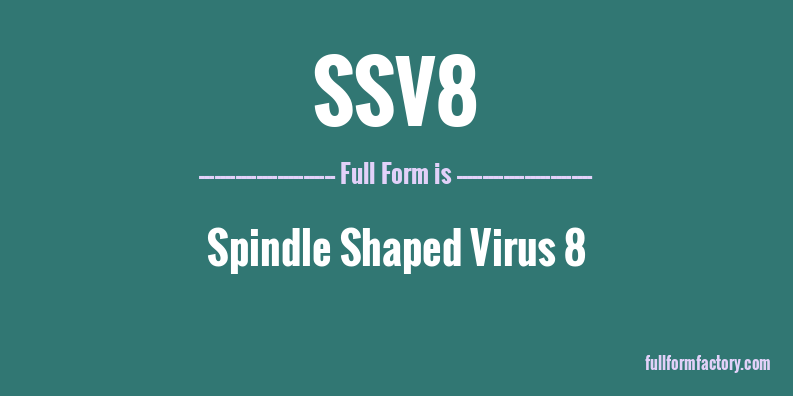 ssv8-full-form