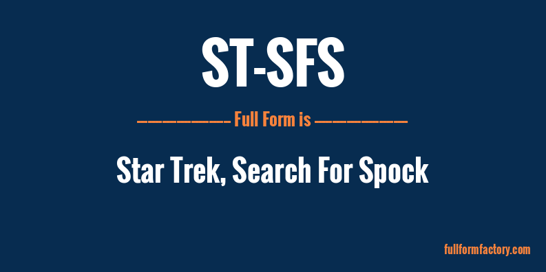 st-sfs-full-form