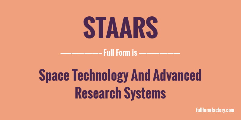 staars-full-form