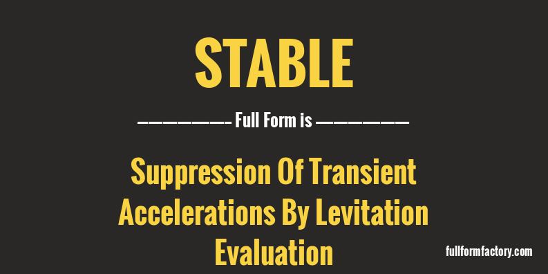 stable-full-form