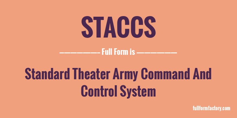 staccs-full-form