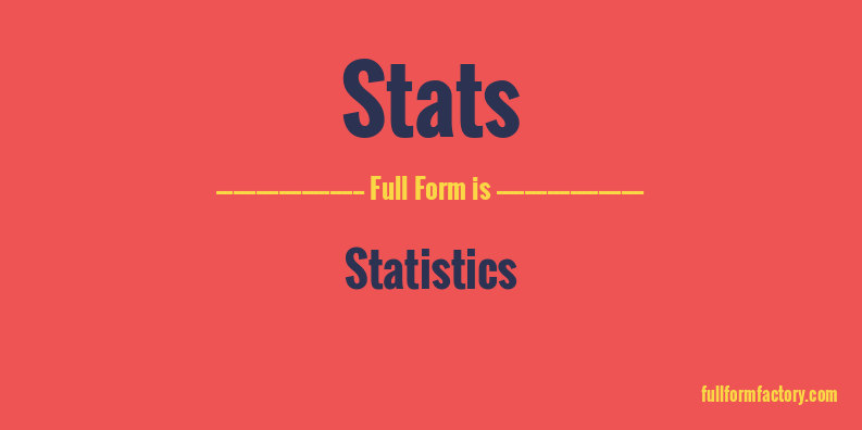stats-full-form