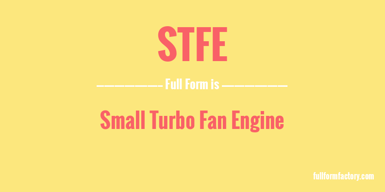 stfe-full-form