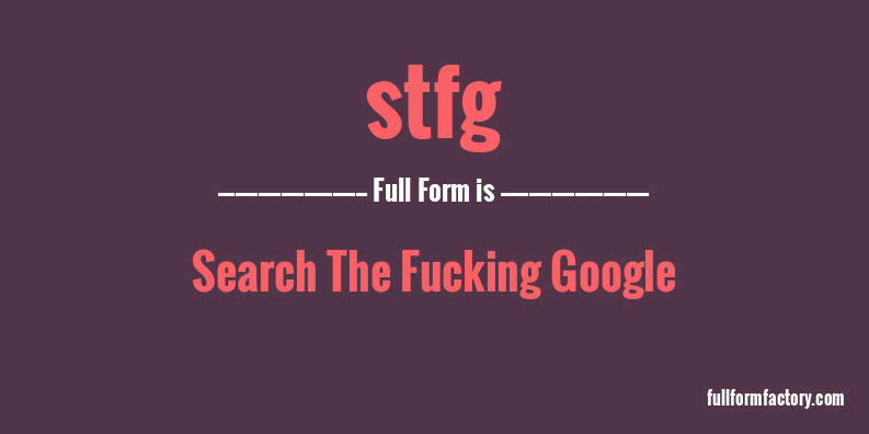 stfg-full-form