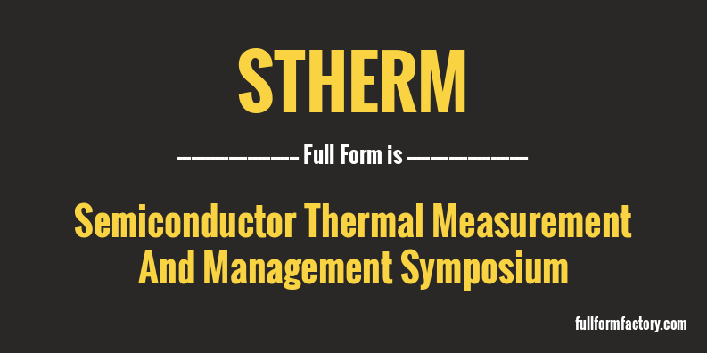 stherm-full-form