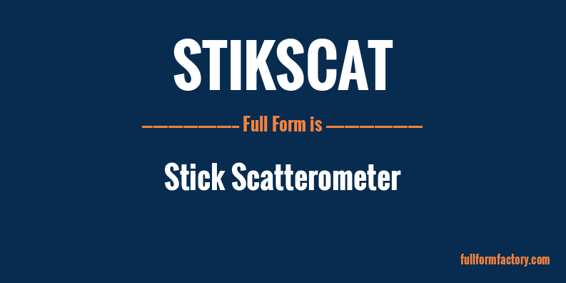 stikscat-full-form