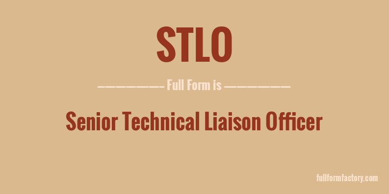 stlo-full-form