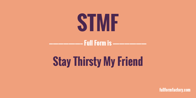 stmf-full-form