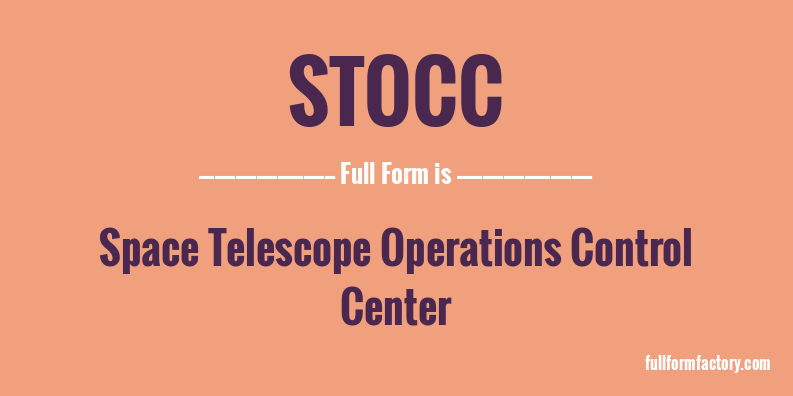 stocc-full-form