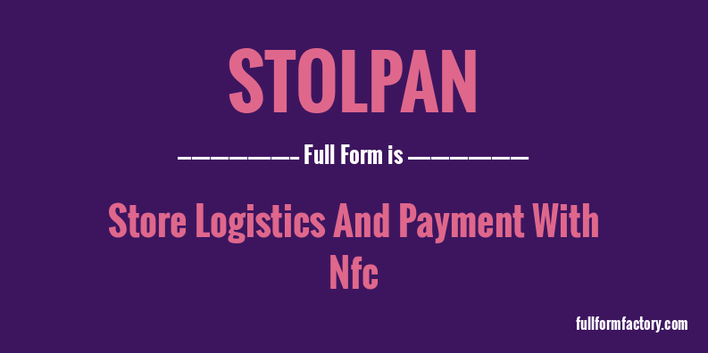 stolpan-full-form