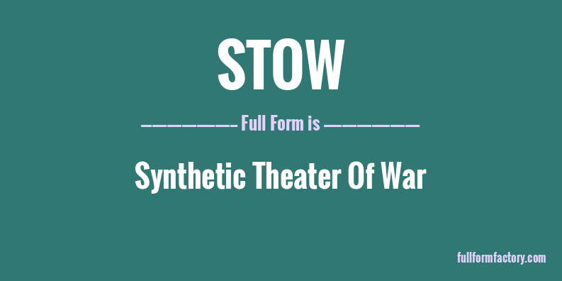 stow-full-form