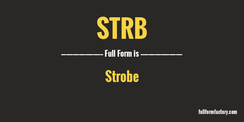 strb-full-form