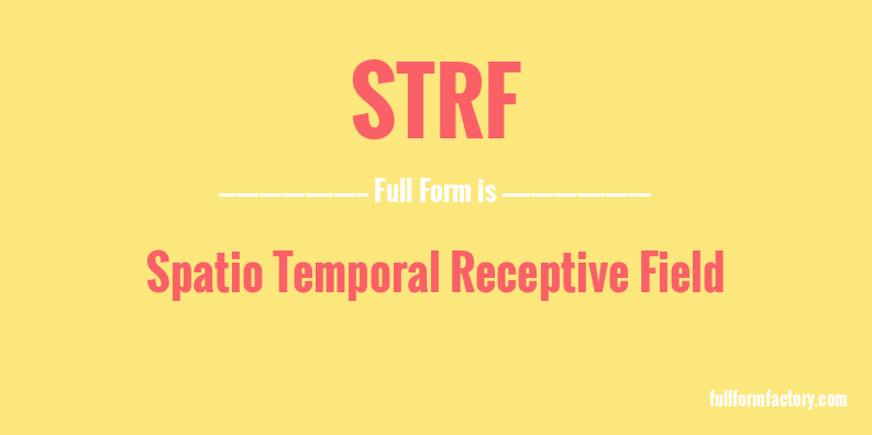 strf-full-form