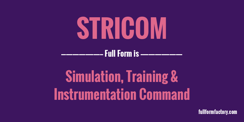 stricom-full-form