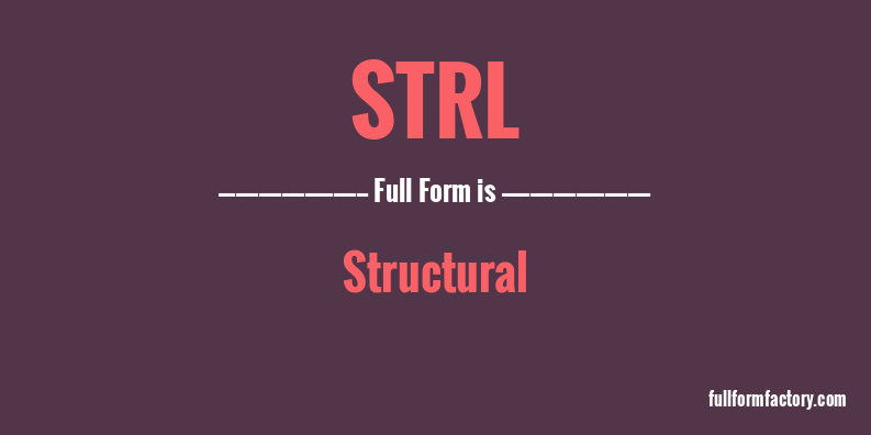 strl-full-form