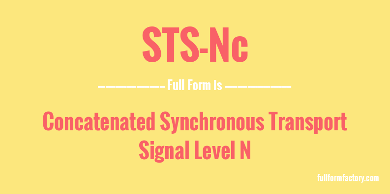 sts-nc-full-form