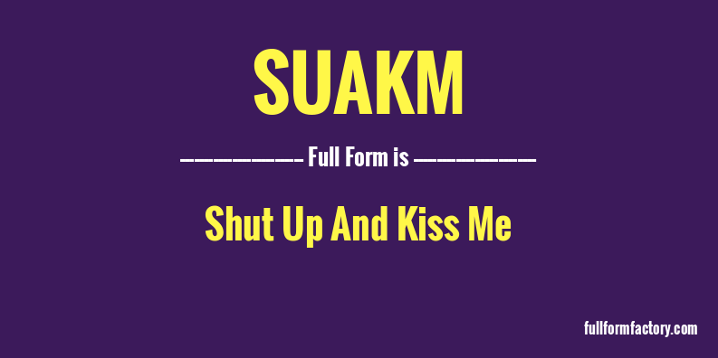 suakm-full-form