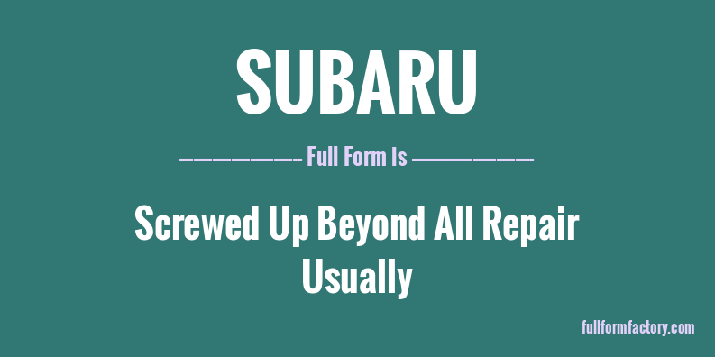 subaru-full-form